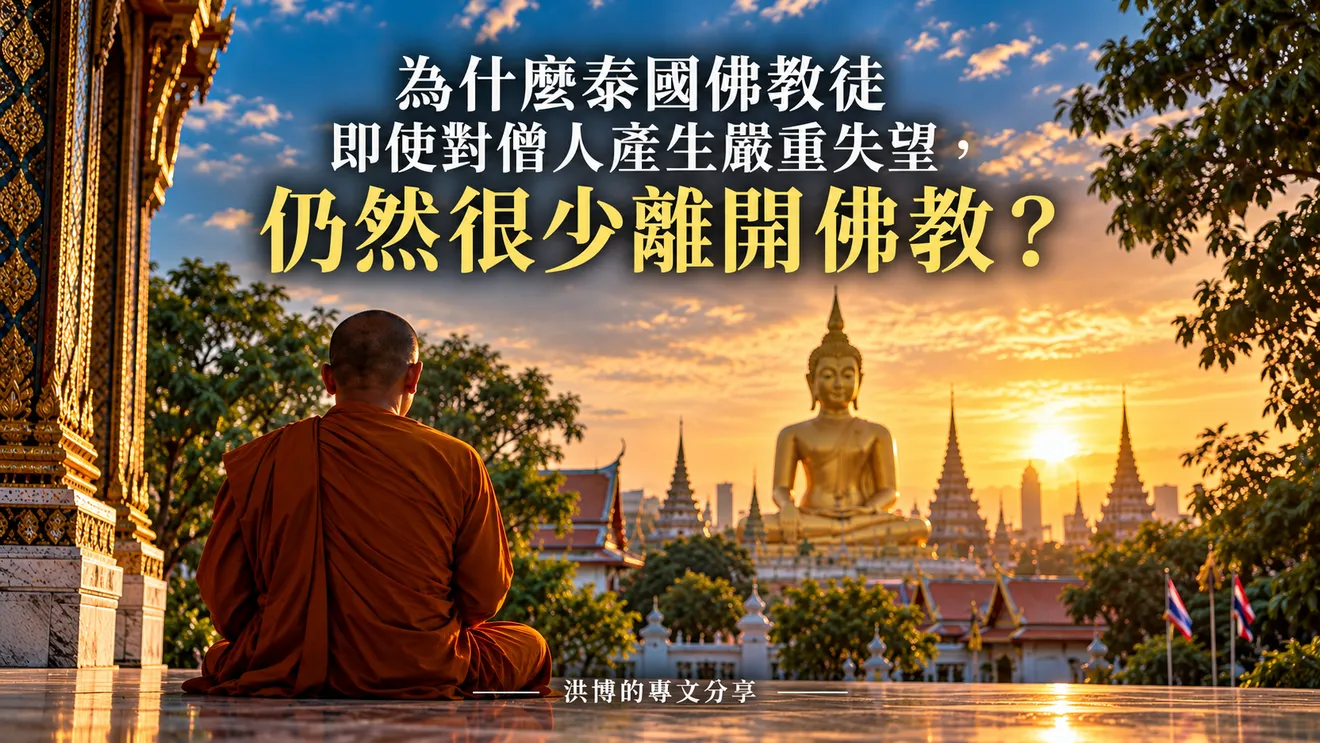 為什麼泰國佛教徒即使對僧人產生嚴重失望,仍然很少離開佛教?
