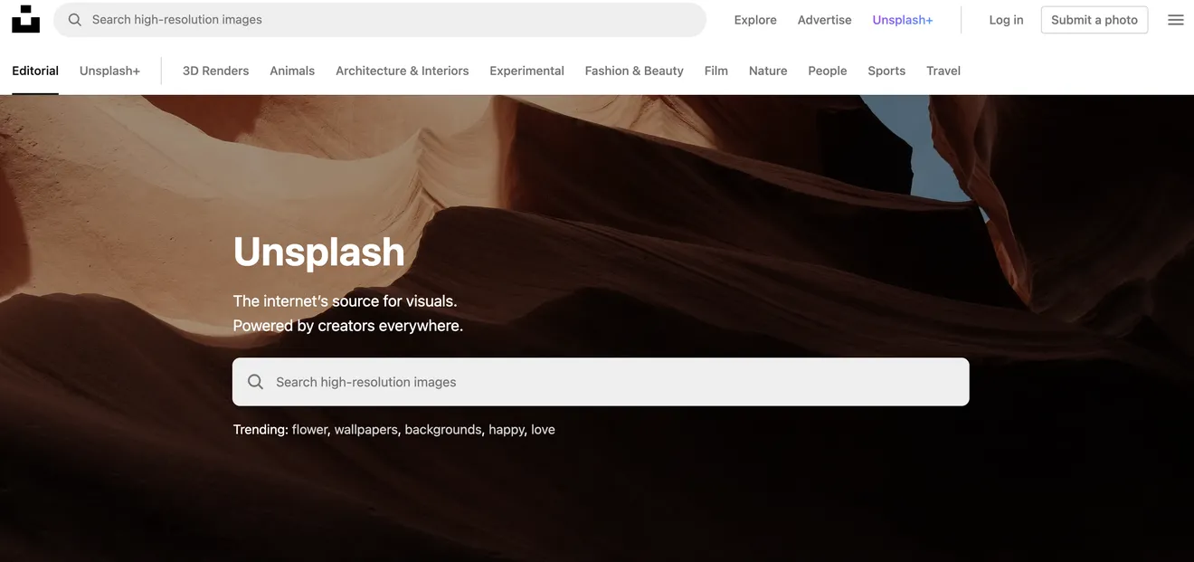 https://unsplash.com/