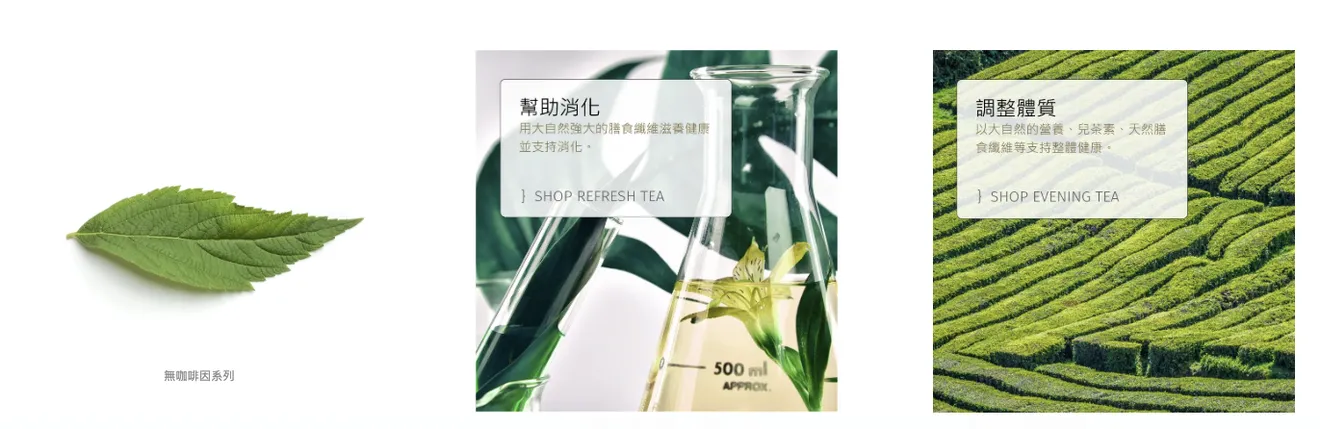 Yumthé 漾草方的茶療、無咖啡因茶系列