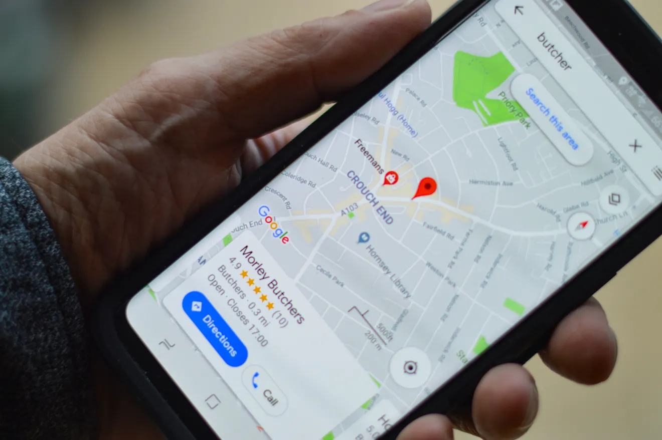 Google商家示意圖